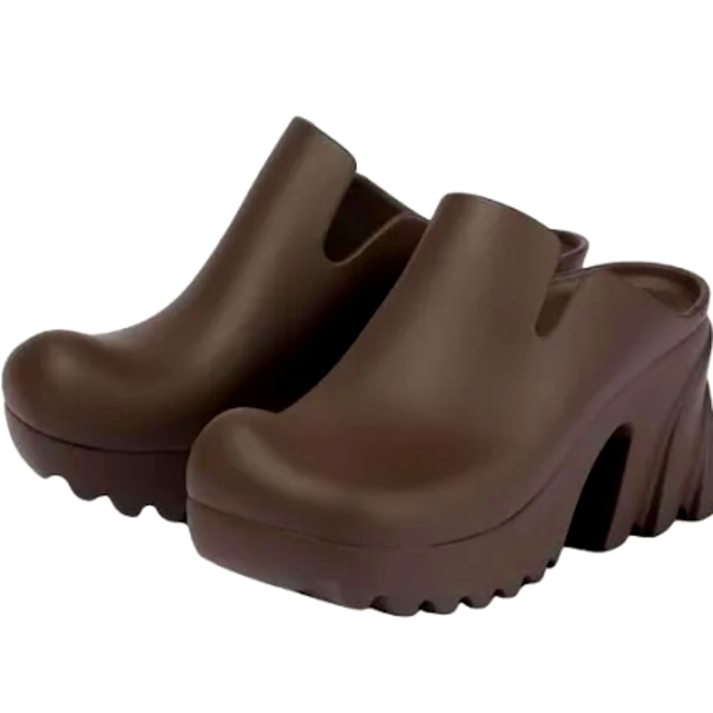 Bottega Veneta Dark Brown Mules